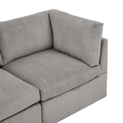 6-Piece Corduroy Sectional Sofa in Dark Gray – Front View
Modular Living Room Sofa Set with Plush Ribbed Upholstery
Light Gray Corduroy Sectional Sofa – Modern Design
Configurable Corduroy Sectional Couch – 6 Pieces
Contemporary Plush Sofa with Deep Seating for Living Room