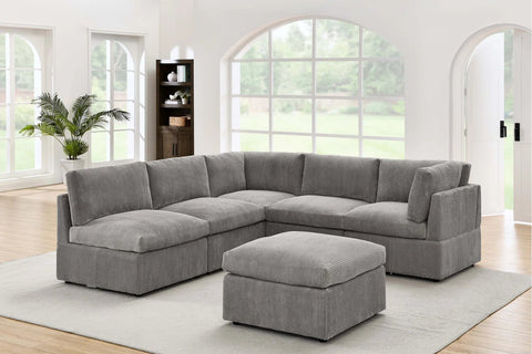 6-Piece Corduroy Sectional Sofa in Dark Gray – Front View
Modular Living Room Sofa Set with Plush Ribbed Upholstery
Light Gray Corduroy Sectional Sofa – Modern Design
Configurable Corduroy Sectional Couch – 6 Pieces
Contemporary Plush Sofa with Deep Seating for Living Room