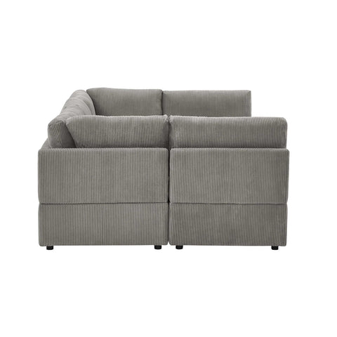 6-Piece Corduroy Sectional Sofa in Dark Gray – Front View
Modular Living Room Sofa Set with Plush Ribbed Upholstery
Light Gray Corduroy Sectional Sofa – Modern Design
Configurable Corduroy Sectional Couch – 6 Pieces
Contemporary Plush Sofa with Deep Seating for Living Room