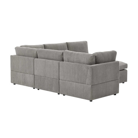 6-Piece Corduroy Sectional Sofa in Dark Gray – Front View
Modular Living Room Sofa Set with Plush Ribbed Upholstery
Light Gray Corduroy Sectional Sofa – Modern Design
Configurable Corduroy Sectional Couch – 6 Pieces
Contemporary Plush Sofa with Deep Seating for Living Room