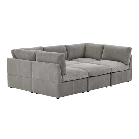 6-Piece Corduroy Sectional Sofa in Dark Gray – Front View
Modular Living Room Sofa Set with Plush Ribbed Upholstery
Light Gray Corduroy Sectional Sofa – Modern Design
Configurable Corduroy Sectional Couch – 6 Pieces
Contemporary Plush Sofa with Deep Seating for Living Room