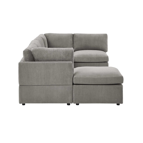 6-Piece Corduroy Sectional Sofa in Dark Gray – Front View
Modular Living Room Sofa Set with Plush Ribbed Upholstery
Light Gray Corduroy Sectional Sofa – Modern Design
Configurable Corduroy Sectional Couch – 6 Pieces
Contemporary Plush Sofa with Deep Seating for Living Room