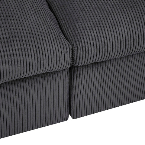 6-Piece Corduroy Sectional Sofa in Dark Gray – Front View
Modular Living Room Sofa Set with Plush Ribbed Upholstery
Light Gray Corduroy Sectional Sofa – Modern Design
Configurable Corduroy Sectional Couch – 6 Pieces
Contemporary Plush Sofa with Deep Seating for Living Room