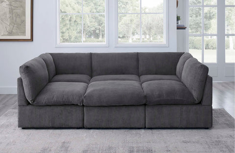 6-Piece Corduroy Sectional Sofa in Dark Gray – Front View
Modular Living Room Sofa Set with Plush Ribbed Upholstery
Light Gray Corduroy Sectional Sofa – Modern Design
Configurable Corduroy Sectional Couch – 6 Pieces
Contemporary Plush Sofa with Deep Seating for Living Room