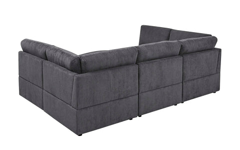 6-Piece Corduroy Sectional Sofa in Dark Gray – Front View
Modular Living Room Sofa Set with Plush Ribbed Upholstery
Light Gray Corduroy Sectional Sofa – Modern Design
Configurable Corduroy Sectional Couch – 6 Pieces
Contemporary Plush Sofa with Deep Seating for Living Room