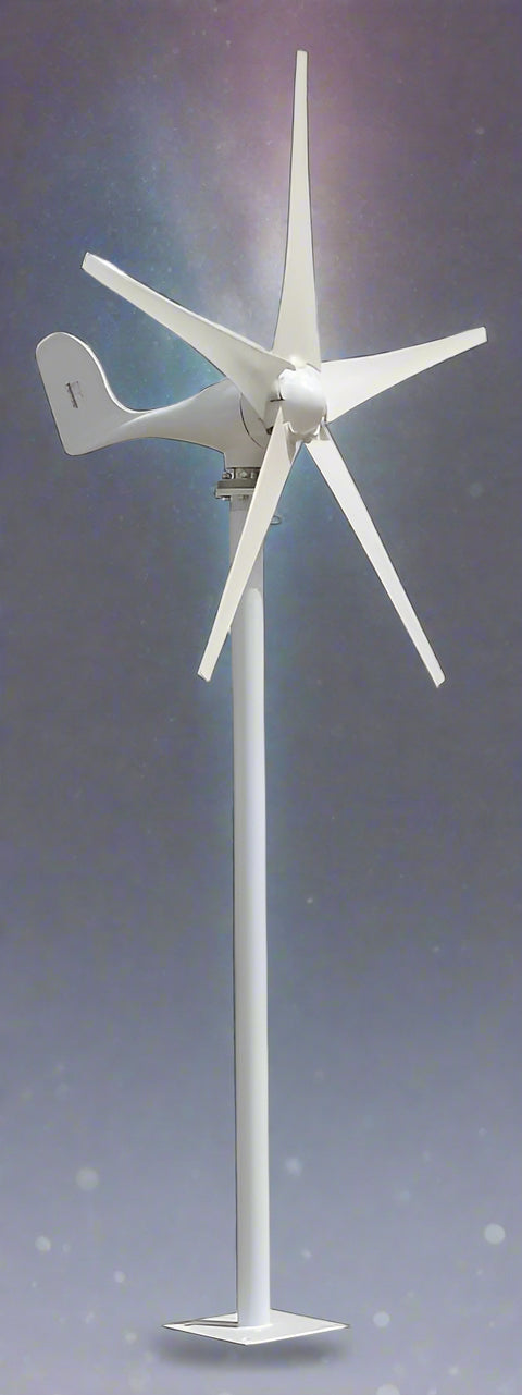 600W wind turbine generator with 5 blades and white casing
off-grid 12V wind turbine for renewable energy use
wind energy kit with 20A charger for RVs and cabins
DIY wind power system setup with 5-blade turbine