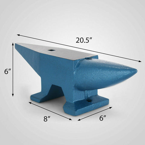 New 66 lbs Blacksmith Forged Steel Anvil with Round Horn – C051 - with | Sold by Uncle Wiener's Wholesale