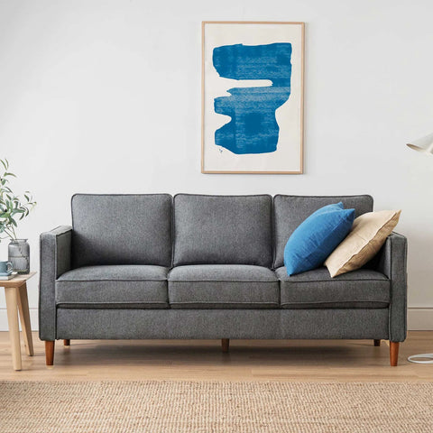 78” Modern Square Arm Couch – Front Room Setup
Dusty Blue Square Arm Sofa – Minimalist Interior
Armrest Storage Pockets on Modern Sofa – Close-Up
Side Angle of Compact 3-Seater Couch
Contemporary Sofa with Solid Wood Frame – Living Room View