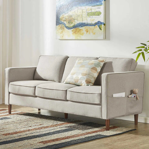 78” Modern Square Arm Couch – Front Room Setup
Dusty Blue Square Arm Sofa – Minimalist Interior
Armrest Storage Pockets on Modern Sofa – Close-Up
Side Angle of Compact 3-Seater Couch
Contemporary Sofa with Solid Wood Frame – Living Room View