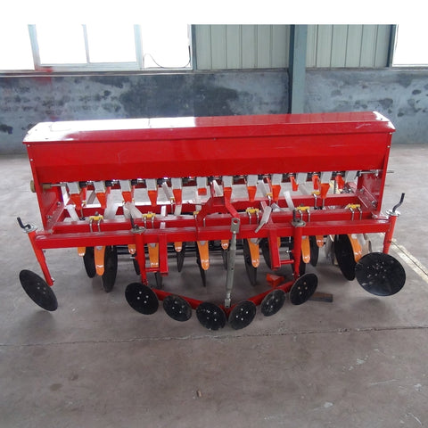 8FT 3-point hitch grain and fertilizer seeder for tractors
Red tractor seeding attachment with fertilizer rows
Heavy-duty farm planter attachment – 8 FT and 4 FT seeder