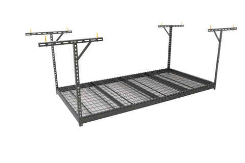 "8 FT x 4 FT Adjustable Ceiling Storage Rack for Garage Organization"
"Heavy-Duty Ceiling Mounted Storage Rack CSR48G"
"Garage Overhead Storage Rack with Adjustable Height"