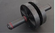 Dual-wheel ab roller with rebound assist โ front view
Home workout ab roller with non-slip grips
Ab core trainer โ side view with ergonomic handles
Ab wheel fitness roller in black with red detailing