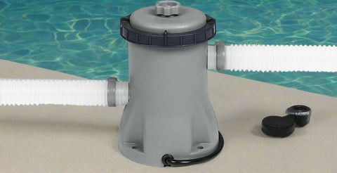 Bestway Flowclear 1500 GPH Pool Filter Pump front view
Bestway 58390 pump for above-ground pools
Bestway filter pump 1500 gallons per hour
