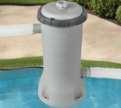 Bestway Flowclear 1500 GPH Pool Filter Pump front view
Bestway 58390 pump for above-ground pools
Bestway filter pump 1500 gallons per hour