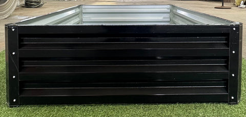 Modern Black Steel Raised Garden Bed for Vegetables and Flowers
Durable Rectangle Outdoor Planter with Rust-Resistant Coating
Heavy-Duty Black Steel Garden Bed for Backyard Growing