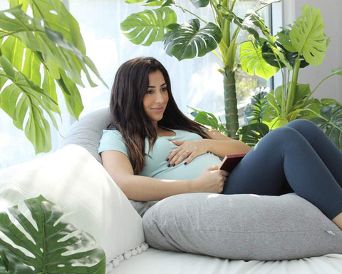 New C - Shaped Pregnancy Pillow – Memory Foam Full Body Maternity Support Pillow 74BPL - with | Sold by Uncle Wiener's Wholesale
