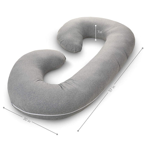 New C - Shaped Pregnancy Pillow – Memory Foam Full Body Maternity Support Pillow 74BPL - with | Sold by Uncle Wiener's Wholesale