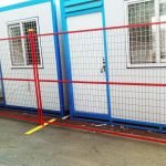 Heavy-Duty Galvanized Steel Fence Panel – Construction Safety Barrier
