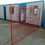 Heavy-Duty Galvanized Steel Fence Panel – Construction Safety Barrier