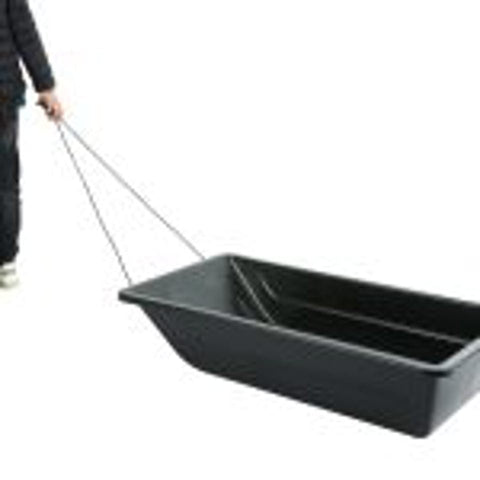 New Heavy - Duty Plastic Utility Sled for Winter Hunting Durable Snow Gear NRIS137 - with | Sold by Uncle Wiener's Wholesale