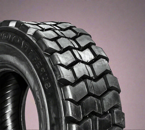 “Heavy duty skid steer tires with aggressive tread”
“SKS-1 and SKS-4 tires for Bobcat A300 and S750”
“Skid steer tires with red and silver rims”
“10x16.5 to 15x19.5 skid steer tire variants”
“Close-up of durable construction skid steer tire”