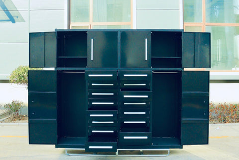 Heavy-Duty 32 Drawer Steel Tool Cabinet
Industrial 16 Drawer Steel Workbench Cabinet
Garage Steel Storage Cabinets for Tools
Red Heavy Duty Steel Tool Workbench
Blue Garage Workshop Storage Cabinets