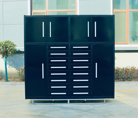 Heavy-Duty 32 Drawer Steel Tool Cabinet
Industrial 16 Drawer Steel Workbench Cabinet
Garage Steel Storage Cabinets for Tools
Red Heavy Duty Steel Tool Workbench
Blue Garage Workshop Storage Cabinets