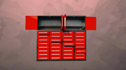 Heavy-Duty 32 Drawer Steel Tool Cabinet
Industrial 16 Drawer Steel Workbench Cabinet
Garage Steel Storage Cabinets for Tools
Red Heavy Duty Steel Tool Workbench
Blue Garage Workshop Storage Cabinets