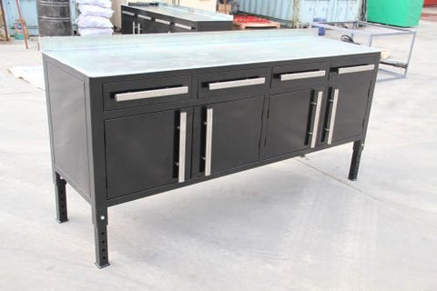 NEW HEAVY - DUTY STEEL WELDING TABLE & TOOL BENCH - with Black | Sold by Uncle Wiener's Wholesale
