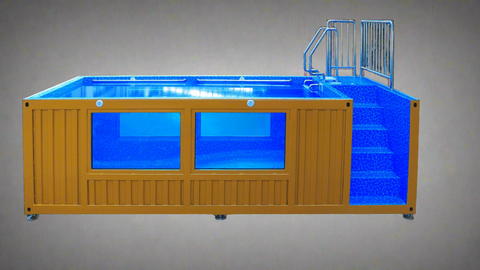 “Modern 20ft sea container pool in backyard with filtration system”
“Indoor 40ft shipping container swimming pool with viewing glass”
“Above-ground modular pool built from repurposed shipping container”