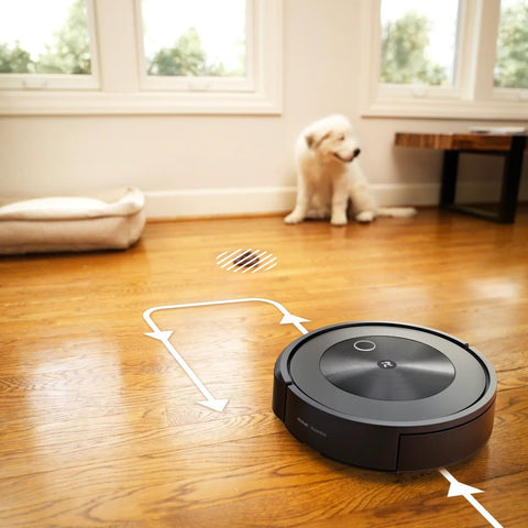 “iRobot Roomba J8+ robot vacuum with self-emptying dock and bonus bags”
“Smart mapping and precision cleaning robot vacuum for pets”
“Roomba J8 Plus with automatic dirt disposal and extra bags”
“Top view of Roomba J8+ cleaning hardwood floors”
“Roomba J8+ smart obstacle-avoiding robot vacuum system”