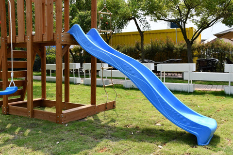Wooden Backyard Kids Swing Set & Slide – Model C627 Outdoor Play Structure