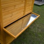 Large Wooden Walk-In Chicken Coop with Nesting Boxes and Outdoor Run for 10 Chickens
