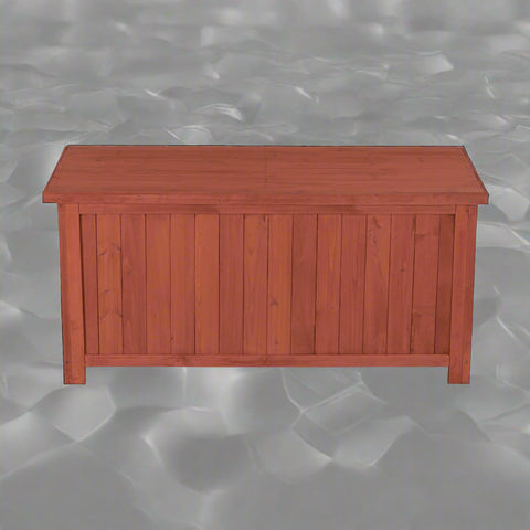 Leisure Season Wooden Deck Storage Box - Front View
Outdoor Wooden Patio Storage Bench - Leisure Season DB4820
Weatherproof Wooden Garden Storage Chest
Wooden Deck Storage Box with Lift-Up Lid
Patio Storage and Seating Box for Garden Tools and Accessories