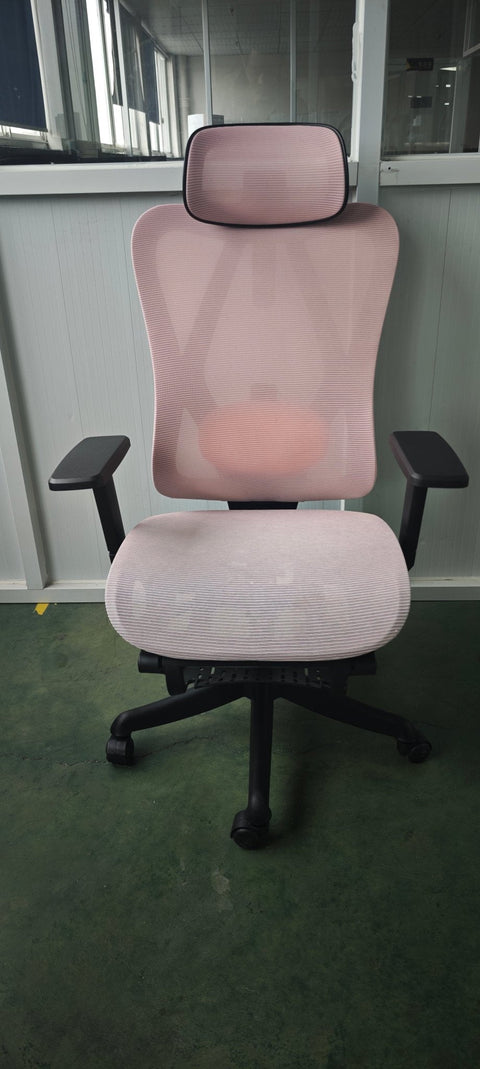 “Ergonomic mesh office gaming chair in black with lumbar support”
“Gray and white lumbar support office chair with wheels”
“Black and pink ergonomic chair with mesh backrest”
“Adjustable office chair for gaming and work with 360 swivel”
“Mesh back and padded seat office chair in black color”