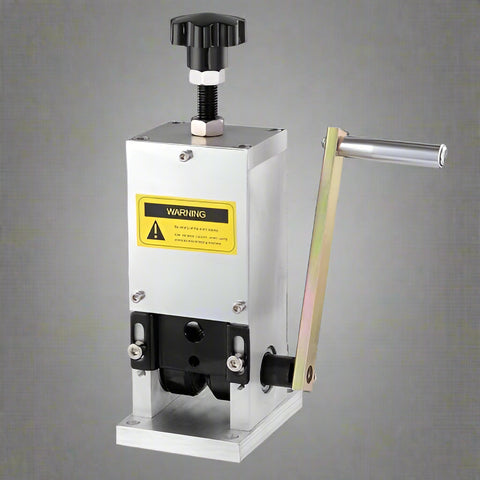 “Manual copper wire stripping machine – hand crank view”
“MWS25 wire stripper with included tools”
“Aluminum wire stripping tool for 1.5–25mm wires”
“Portable scrap wire stripper mounted on bench”