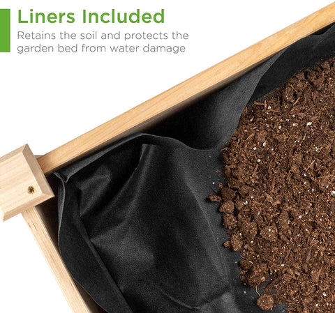 NEW MOBILE RAISED GARDEN BED & STORAGE SHELF - with | Sold by Uncle Wiener's Wholesale