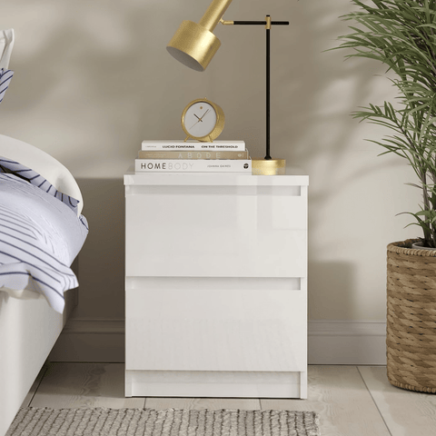 “White high gloss 2-drawer bedroom dresser”
“Black modern drawer chest with glossy finish”
“Modern white storage cabinet in bedroom setting”
“High gloss 8-drawer dresser for large storage”
“Contemporary white and black dressers for bedrooms”