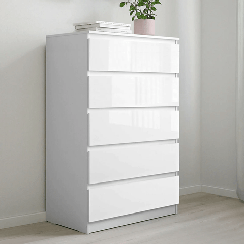 “White high gloss 2-drawer bedroom dresser”
“Black modern drawer chest with glossy finish”
“Modern white storage cabinet in bedroom setting”
“High gloss 8-drawer dresser for large storage”
“Contemporary white and black dressers for bedrooms”