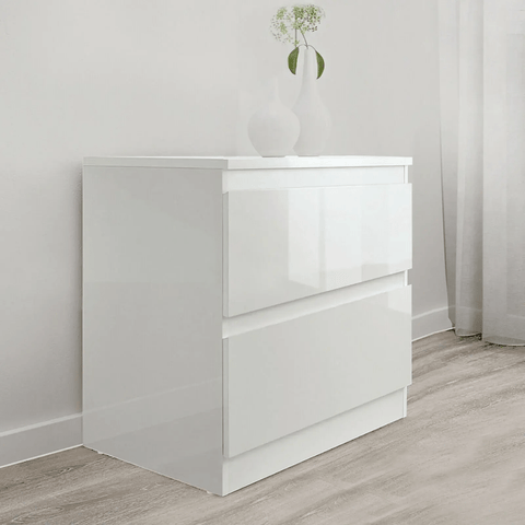 “White high gloss 2-drawer bedroom dresser”
“Black modern drawer chest with glossy finish”
“Modern white storage cabinet in bedroom setting”
“High gloss 8-drawer dresser for large storage”
“Contemporary white and black dressers for bedrooms”