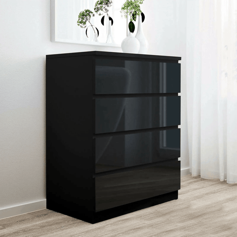 “White high gloss 2-drawer bedroom dresser”
“Black modern drawer chest with glossy finish”
“Modern white storage cabinet in bedroom setting”
“High gloss 8-drawer dresser for large storage”
“Contemporary white and black dressers for bedrooms”