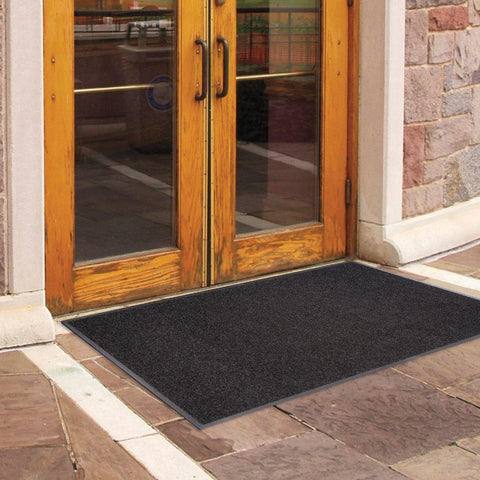 Heavy-duty commercial rubber entrance mat for outdoor use
Textured black rubber doormat for front doors
Non-slip ribbed door mat in high-traffic area
Durable rubber mat used at office entryway
Multiple size rubber mats for commercial buildings