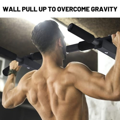 Wall-mounted black steel pull-up bar – front angle view
Pull-up bar installed on wall for home gym
Multi-grip fitness pull-up bar with foam handles
Compact strength training bar for upper-body workouts
Wall mount hardware and bar installation demonstration