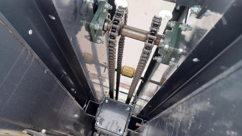 CPD1284H Skid Steer Post Driver mounted on skid steer
Side view of Quick Sledge hydraulic post driver on worksite
Self-contained fence post driver close-up with universal mount
Post driver driving steel post into ground on rocky terrain
Compact skid steer post driver for fencing and landscaping