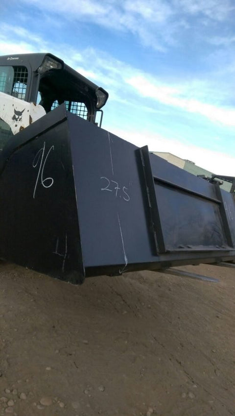 NEW SKID STEER SNOW & MULCH BUCKET - with 68" | Sold by Uncle Wiener's Wholesale