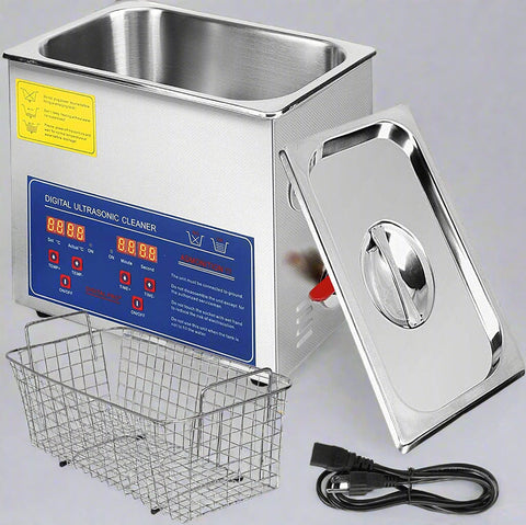 Stainless steel ultrasonic cleaner with digital LED control panel
2L ultrasonic cleaning machine with heating element
Professional heated ultrasonic cleaner – 10L capacity
Ultrasonic cleaner for jewelry, tools, and carburetors
Heavy-duty ultrasonic tank for industrial use