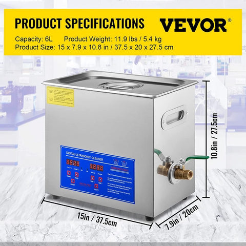 Stainless steel ultrasonic cleaner with digital LED control panel
2L ultrasonic cleaning machine with heating element
Professional heated ultrasonic cleaner – 10L capacity
Ultrasonic cleaner for jewelry, tools, and carburetors
Heavy-duty ultrasonic tank for industrial use