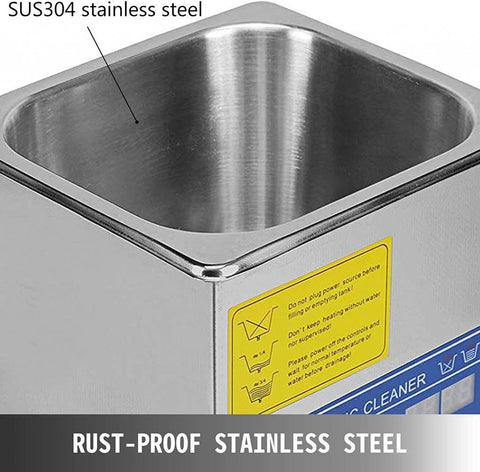 Stainless steel ultrasonic cleaner with digital LED control panel
2L ultrasonic cleaning machine with heating element
Professional heated ultrasonic cleaner – 10L capacity
Ultrasonic cleaner for jewelry, tools, and carburetors
Heavy-duty ultrasonic tank for industrial use