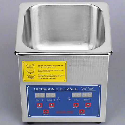 Stainless steel ultrasonic cleaner with digital LED control panel
2L ultrasonic cleaning machine with heating element
Professional heated ultrasonic cleaner – 10L capacity
Ultrasonic cleaner for jewelry, tools, and carburetors
Heavy-duty ultrasonic tank for industrial use