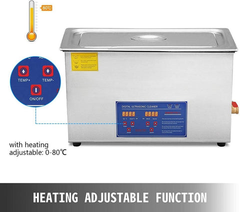 Stainless steel ultrasonic cleaner with digital LED control panel
2L ultrasonic cleaning machine with heating element
Professional heated ultrasonic cleaner – 10L capacity
Ultrasonic cleaner for jewelry, tools, and carburetors
Heavy-duty ultrasonic tank for industrial use